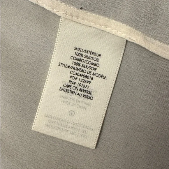 Alice + Olivia Brady Floral Slim Fit Silk Button-Up Shirt size M - Picture 9 of 10